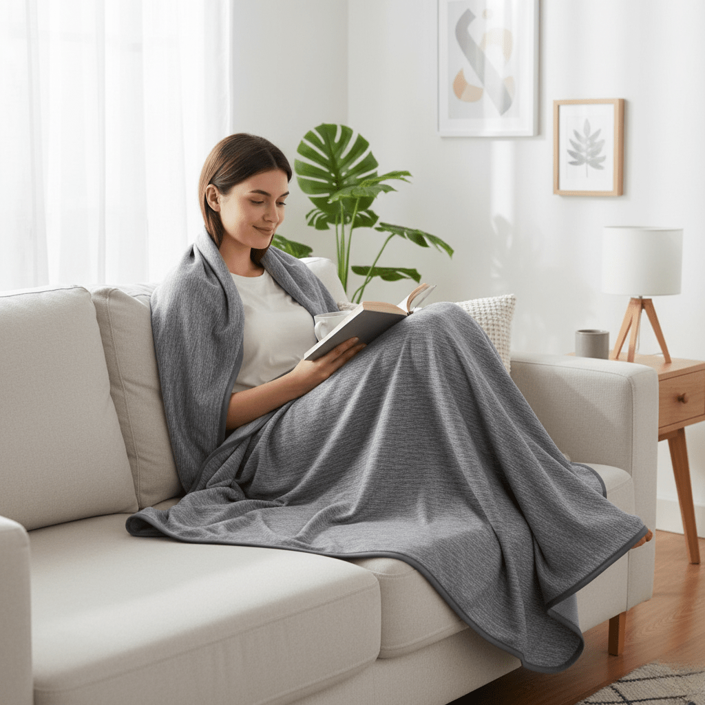 GLACILUX – Temperature-Regulating Cooling Blanket for Deep Sleep 1