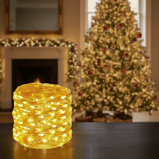 GLOWPATH – 10–20m Outdoor LED Fairy Lights for Garden & Patio Ambience