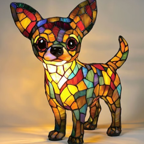 GLOWPAWS – Artistic Dog Breed LED Night Lamp for Home Decor 12