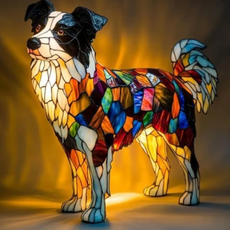 GLOWPAWS – Artistic Dog Breed LED Night Lamp for Home Decor 5