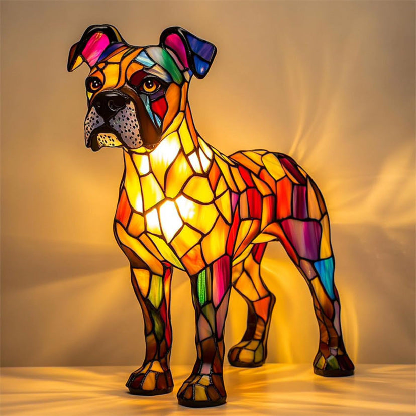 GLOWPAWS – Artistic Dog Breed LED Night Lamp for Home Decor 6