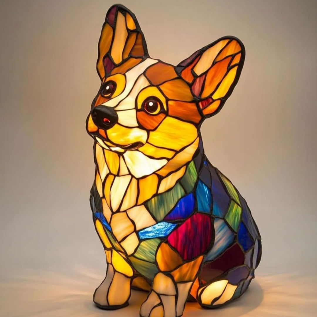 GLOWPAWS – Artistic Dog Breed LED Night Lamp for Home Decor 7