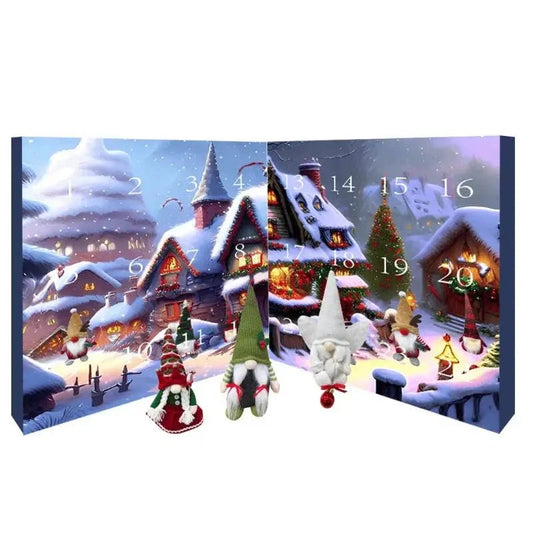 GNOMELYN 2025 – Whimsical Gnome Advent Calendar with 24 Handmade Figures 0