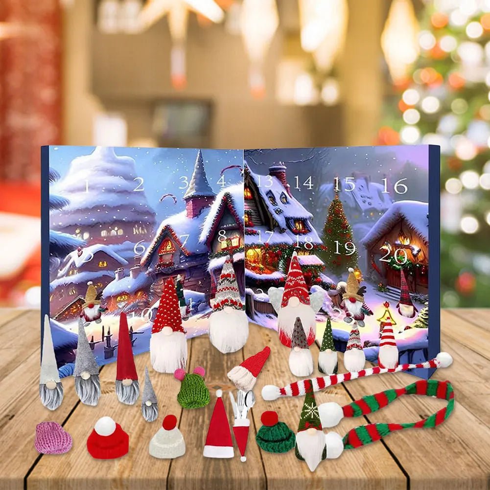 GNOMELYN 2025 – Whimsical Gnome Advent Calendar with 24 Handmade Figures 3