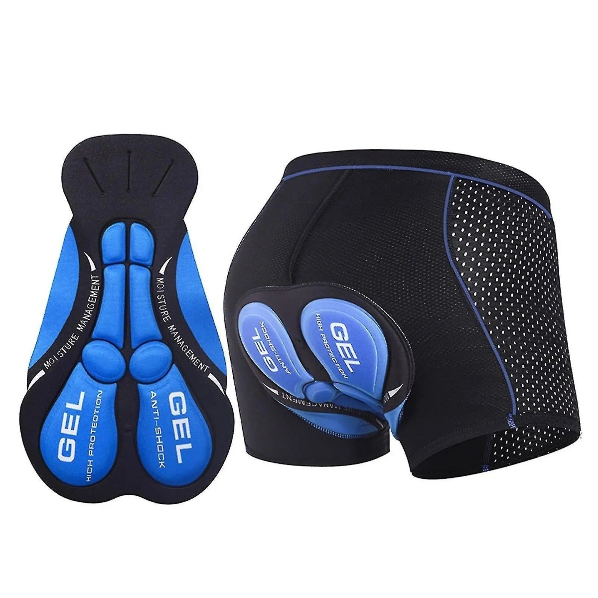 RIDECOMF – Gel-Padded Cycling Shorts with Shock Absorption and Breathable Fabric