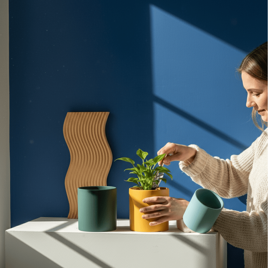 CERAPOT – Ceramic Planter with Matching Saucer