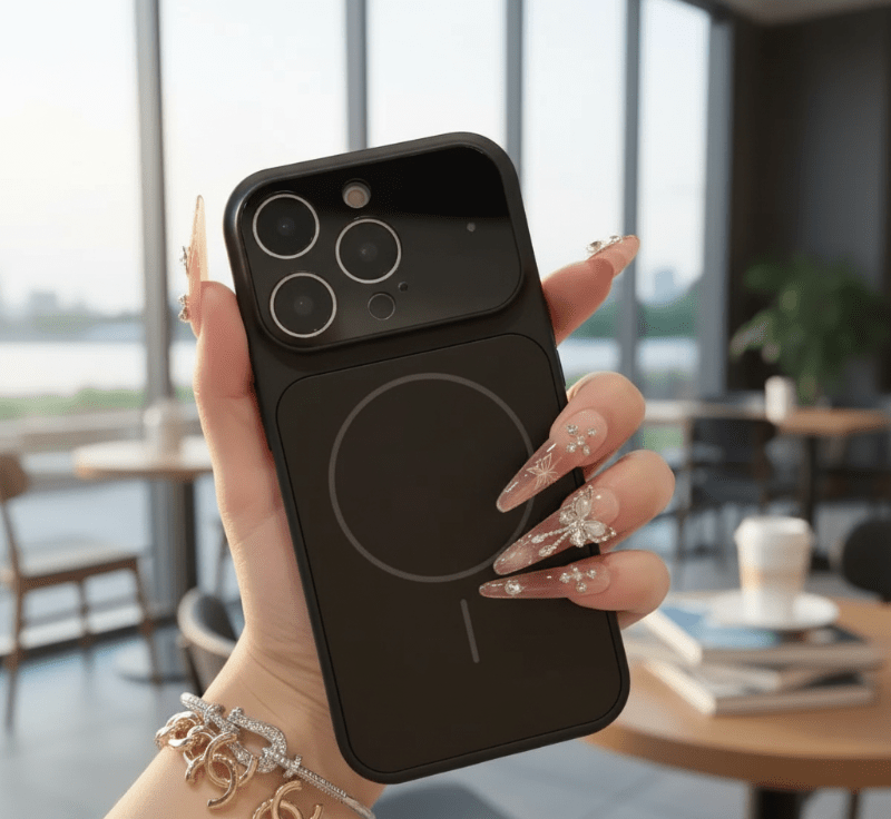 MagMist – Frosted Glass MagSafe Case for iPhone 13-17 Series