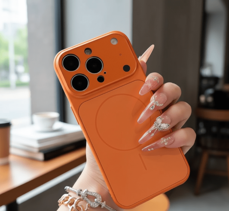 MagMist – Frosted Glass MagSafe Case for iPhone 13-17 Series