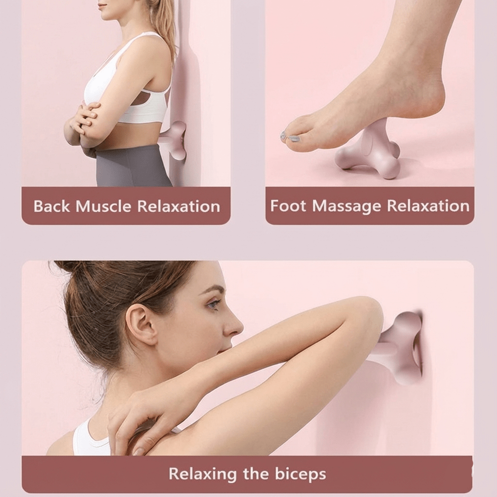 FASCIAFOUR – Deep Tissue Four Corner Massage Ball for Muscle Recovery