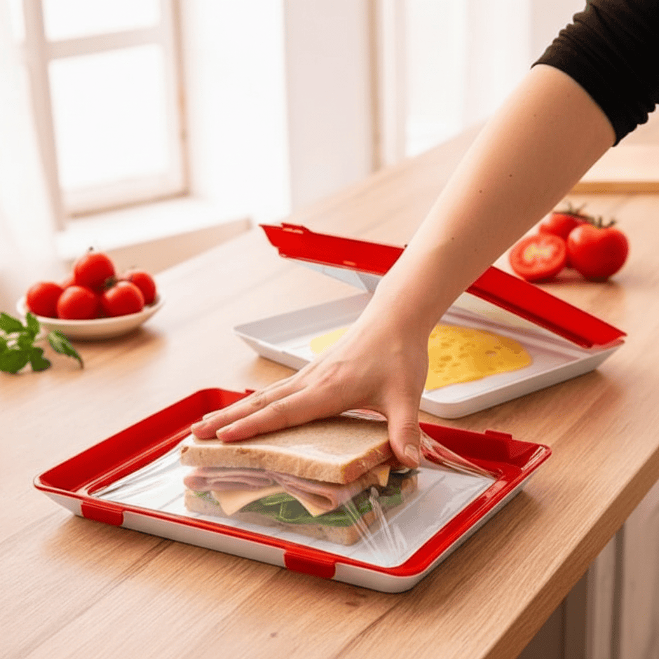 FRESHCAP – Reusable Airtight Food Preserving Plate