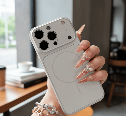 MagMist – Frosted Glass MagSafe Case for iPhone 13-17 Series