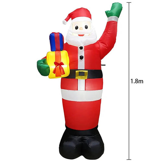 Giant Inflatable Christmas Tree - Glowing Holiday Decor for Home & Business 0