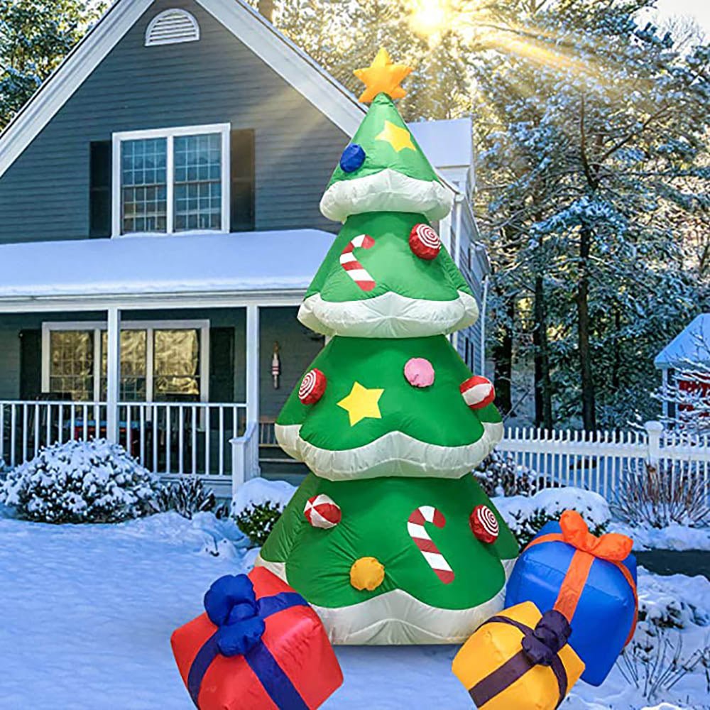 Giant Inflatable Christmas Tree - Glowing Holiday Decor for Home & Business 1