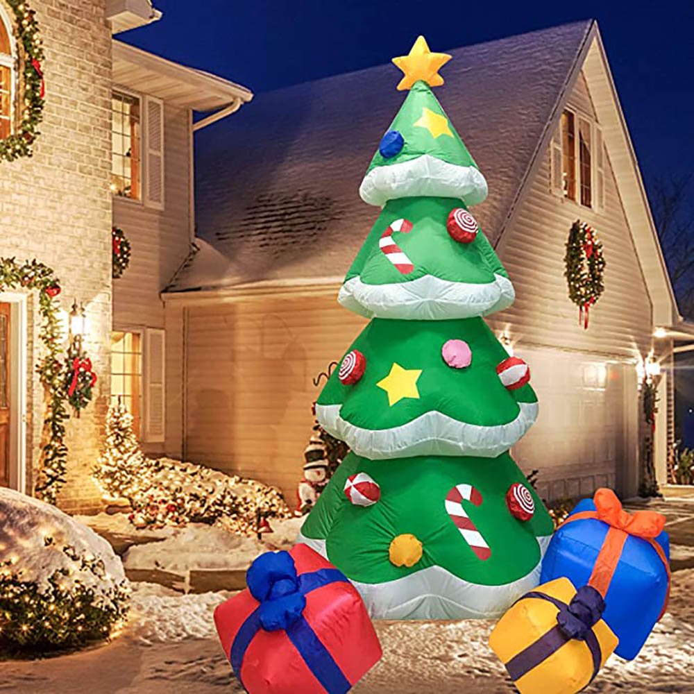 Giant Inflatable Christmas Tree - Glowing Holiday Decor for Home & Business 2