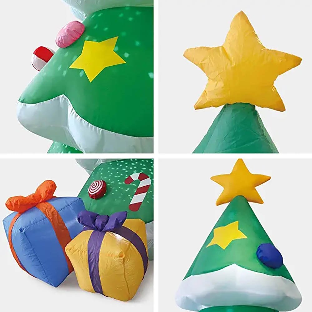 Giant Inflatable Christmas Tree - Glowing Holiday Decor for Home & Business 4