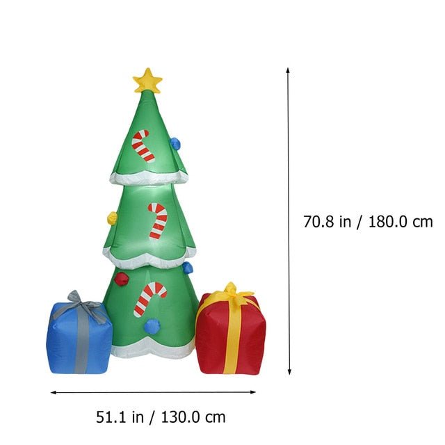 Giant Inflatable Christmas Tree - Glowing Holiday Decor for Home & Business 7