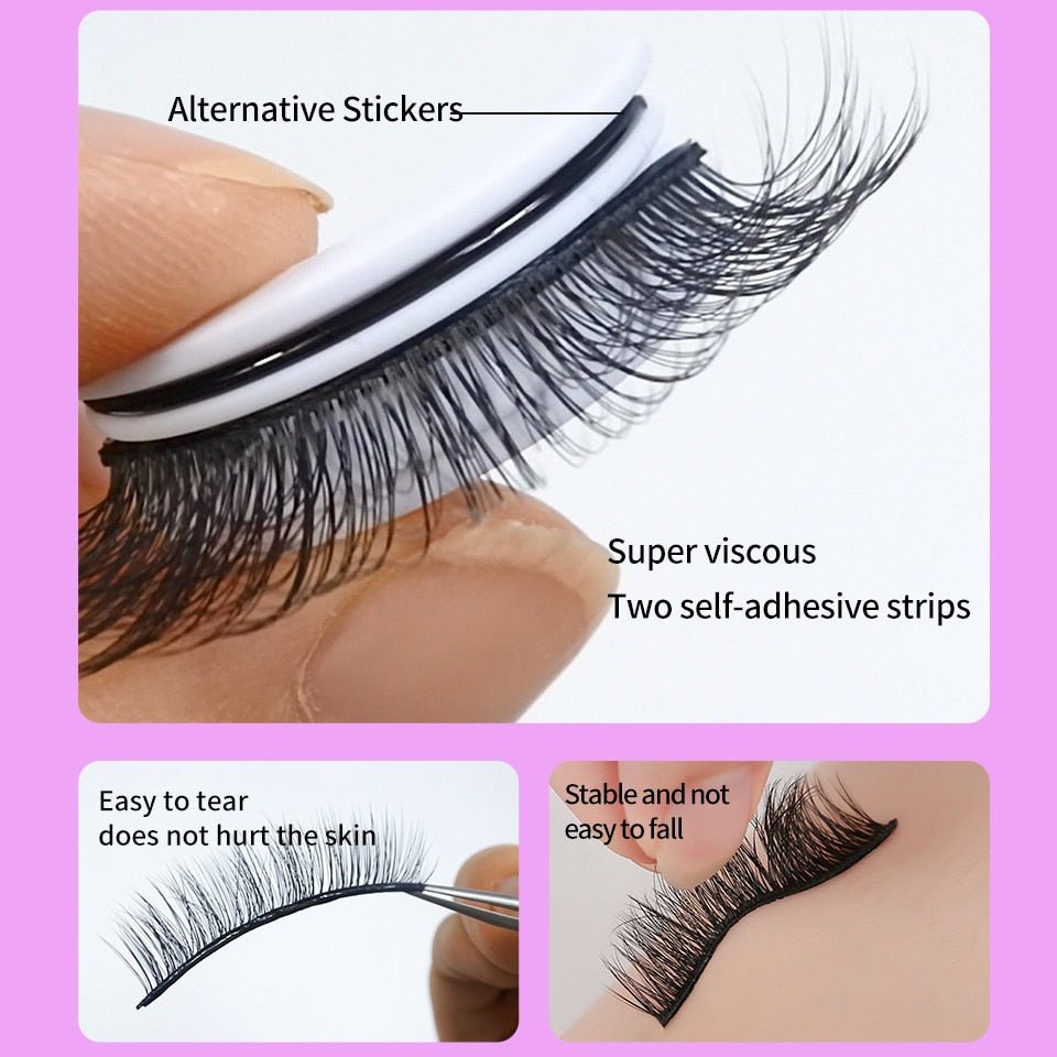 Glamix – Self-Adhesive Reusable Eyelashes for Effortless Glamour