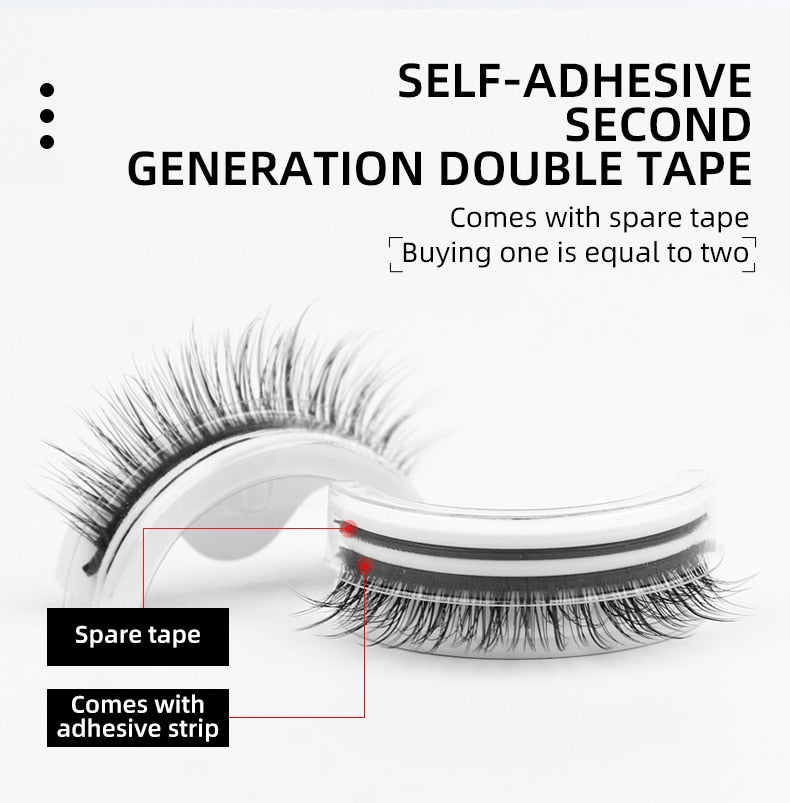 Glamix – Self-Adhesive Reusable Eyelashes for Effortless Glamour