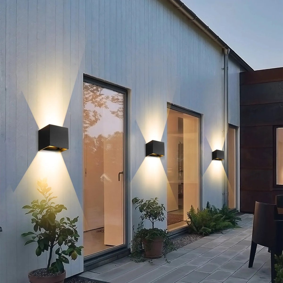 GlowCube LED Wall Light - Adjustable Brightness, Wireless, Space-Saving Design 2