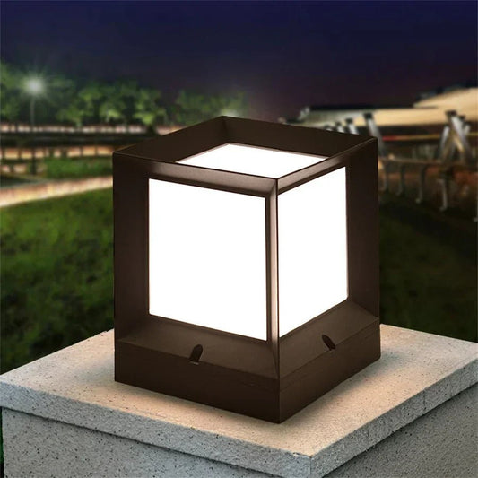 GlowSphere Outdoor Standing Lamp - Modern Design with Bright LED Lighting for Gates & Driveways 0