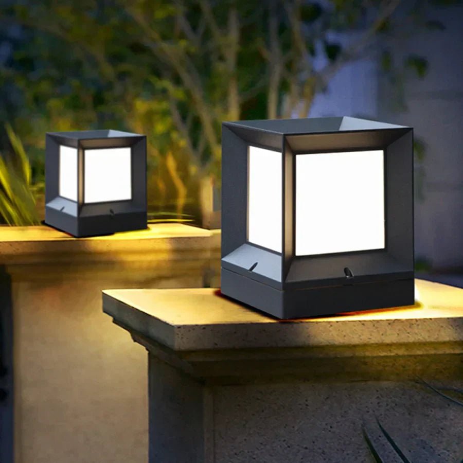 GlowSphere Outdoor Standing Lamp - Modern Design with Bright LED Lighting for Gates & Driveways 4