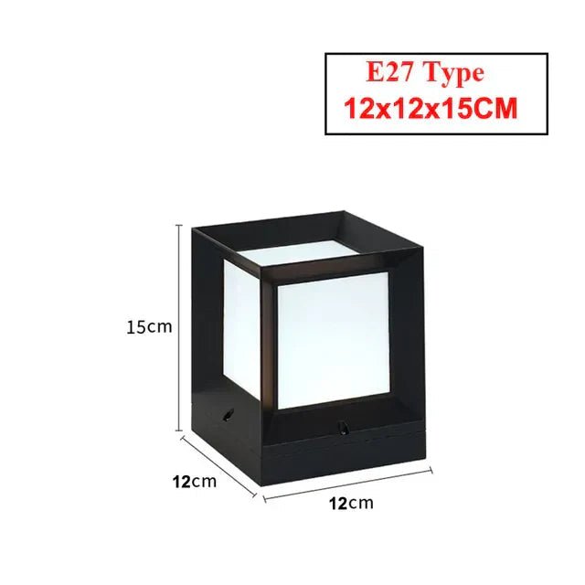 GlowSphere Outdoor Standing Lamp - Modern Design with Bright LED Lighting for Gates & Driveways 5