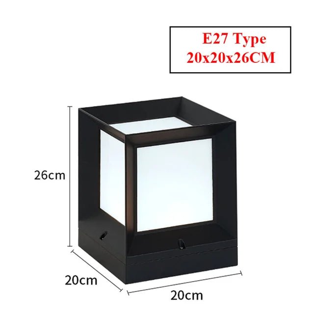 GlowSphere Outdoor Standing Lamp - Modern Design with Bright LED Lighting for Gates & Driveways 7