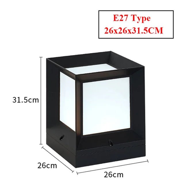 GlowSphere Outdoor Standing Lamp - Modern Design with Bright LED Lighting for Gates & Driveways 8