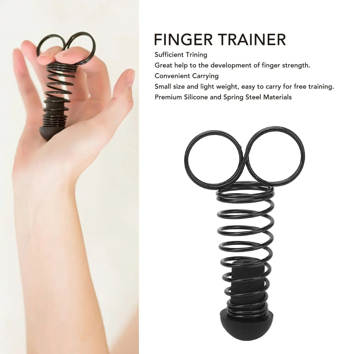 GripMaster Hand Exerciser - Ergonomic Grip Strengthener for Finger Training 4