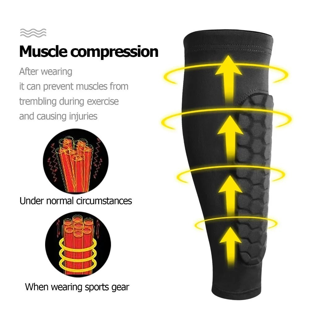 Guardix – Soccer Shin Guards with Honeycomb Structure for Ultimate Protection and Comfort