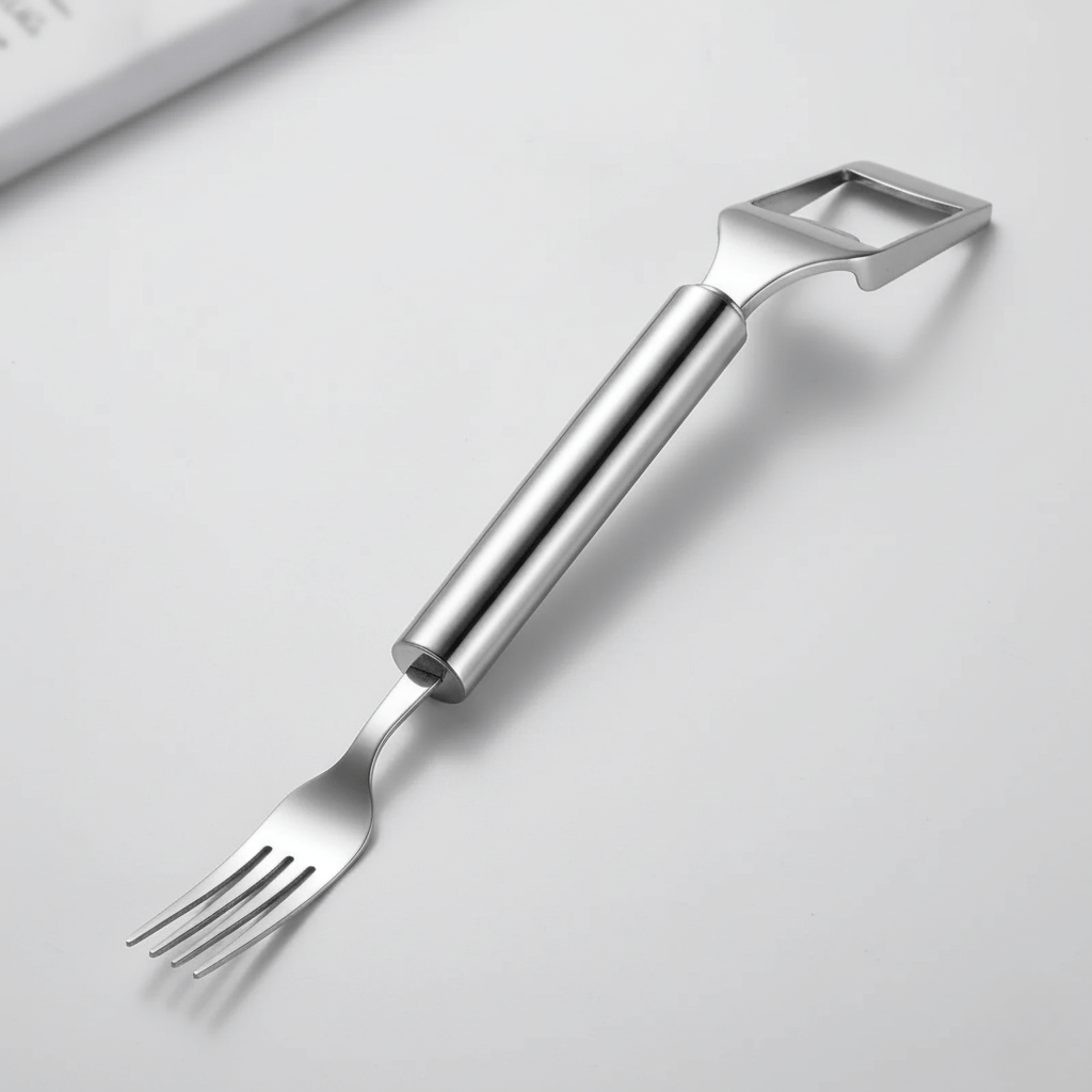 HandyFruit Pro – Dual Blade & Fork for Effortless Fruit Preparation 1