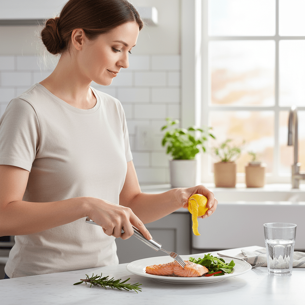 HandyFruit Pro – Dual Blade & Fork for Effortless Fruit Preparation 3