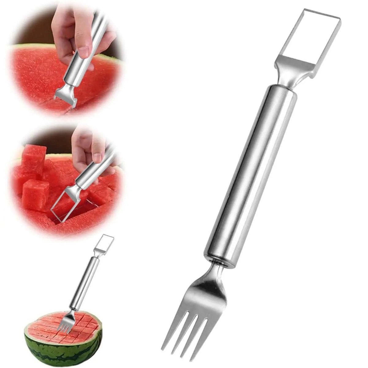 HandyFruit Pro – Dual Blade & Fork for Effortless Fruit Preparation 5