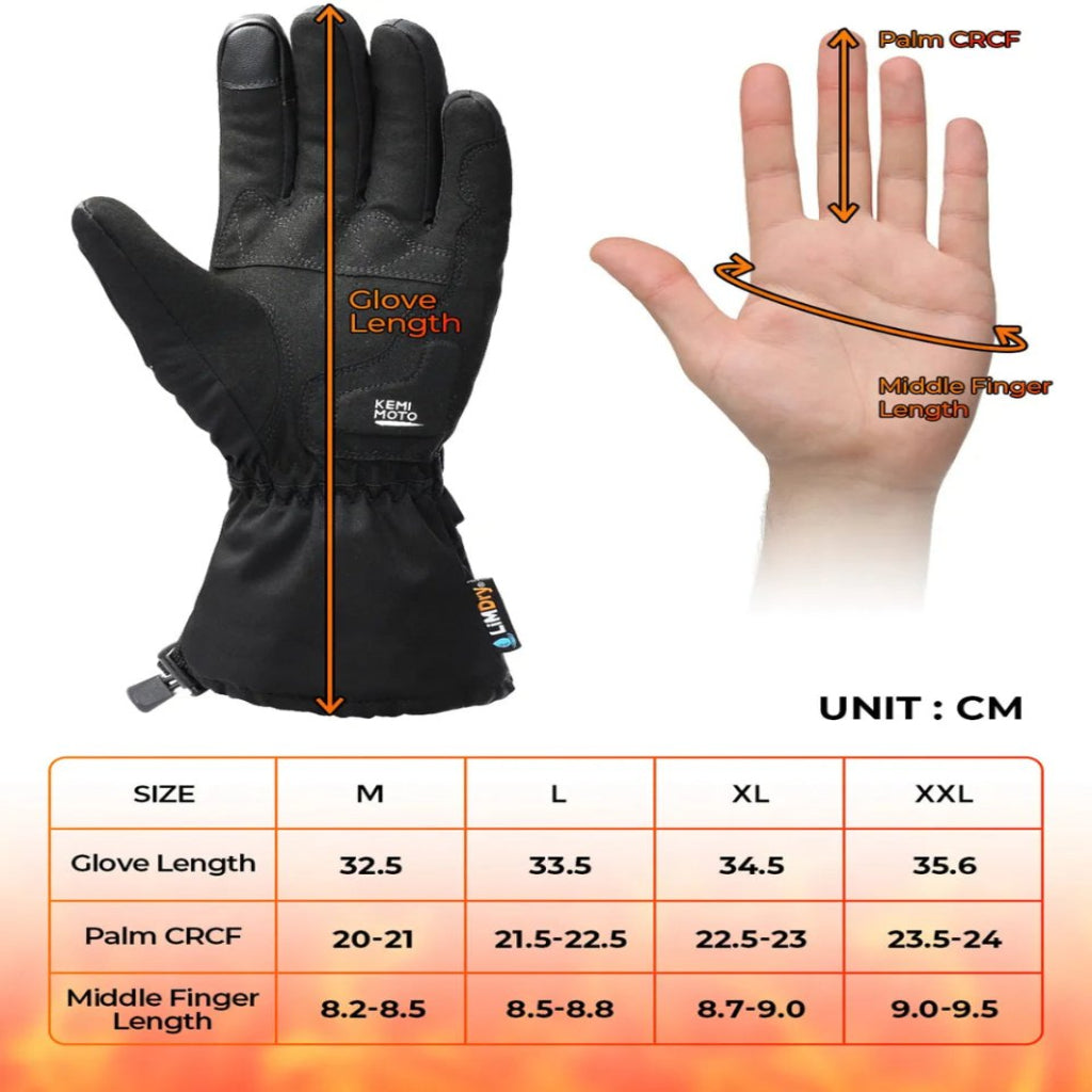 Heated Winter Gloves - Rechargeable Warmth, Ergonomic Design for Outdoor Activities 9