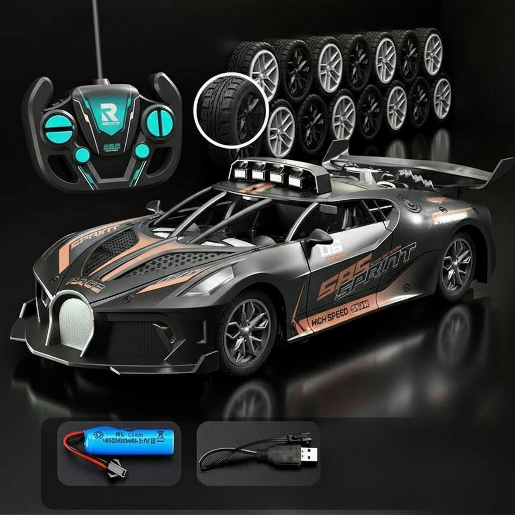 High-Speed RC Drift Car - 1:18 Scale Electric Remote Control Car for Kids 9