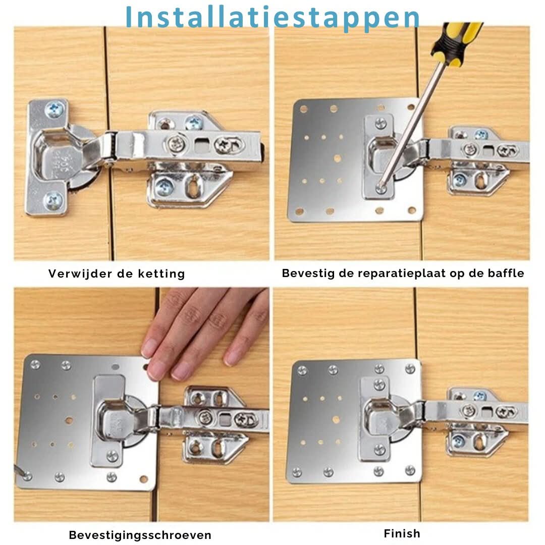 HingeFix - Comprehensive Damaged Hinges Repair Kit for Smooth Functionality 5