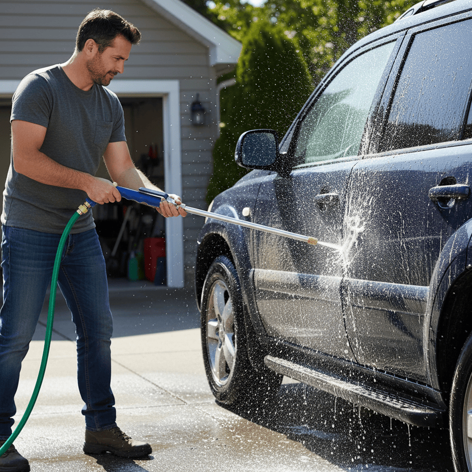 HydroForce Power Washer | High-Pressure Cleaning Wand | Fits Any Garden Hose | Car & Patio Cleaning Tool 5