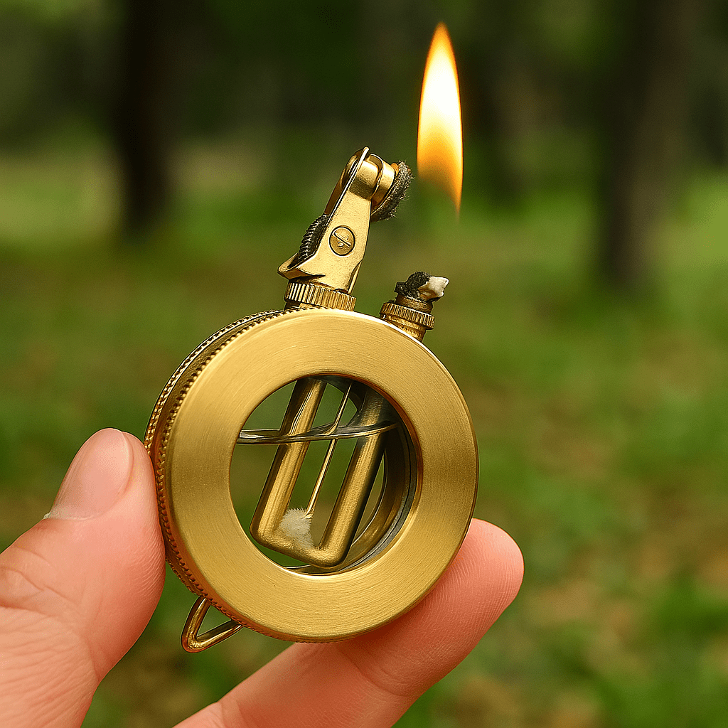 IGNIVON – Retro Kerosene Lighter with Durable Metal Design 1
