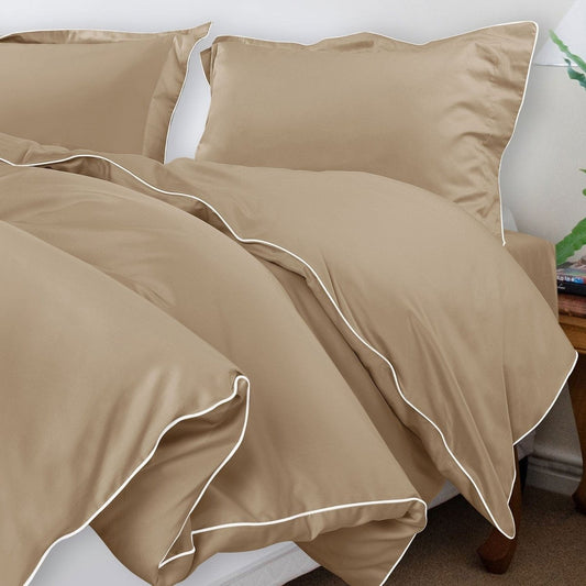 ITALIANEVE – 500 TC Cotton Bedding Set with Duvet Cover & Pillowcases 0