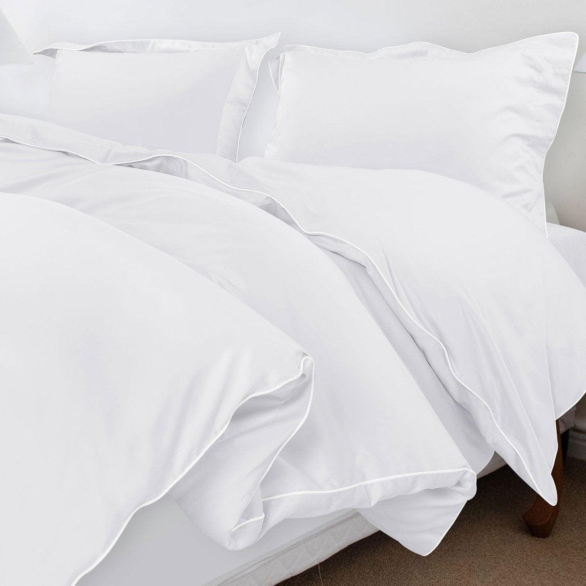 ITALIANEVE – 500 TC Cotton Bedding Set with Duvet Cover & Pillowcases 13