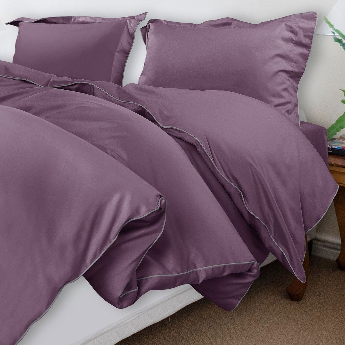 ITALIANEVE – 500 TC Cotton Bedding Set with Duvet Cover & Pillowcases 14