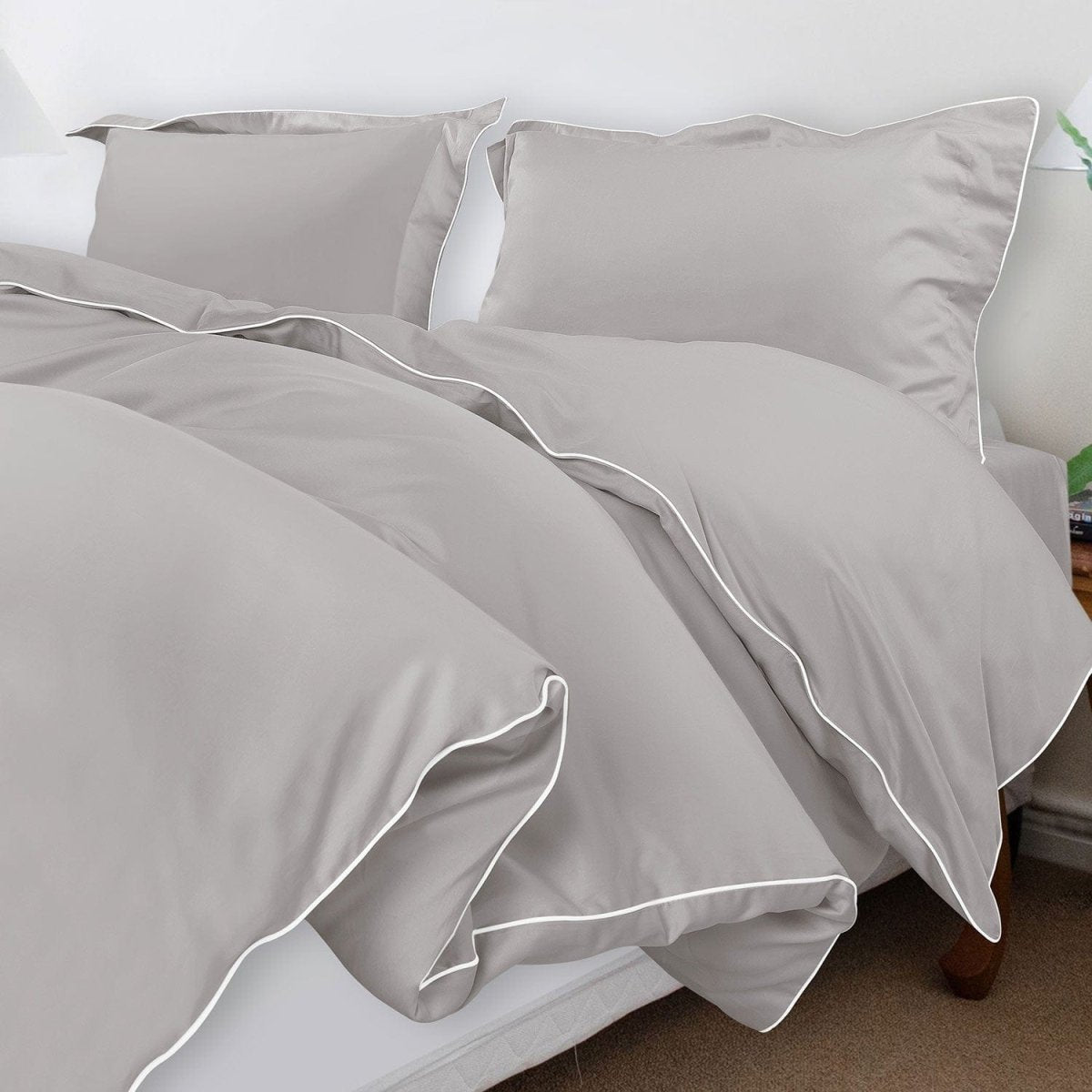 ITALIANEVE – 500 TC Cotton Bedding Set with Duvet Cover & Pillowcases 15