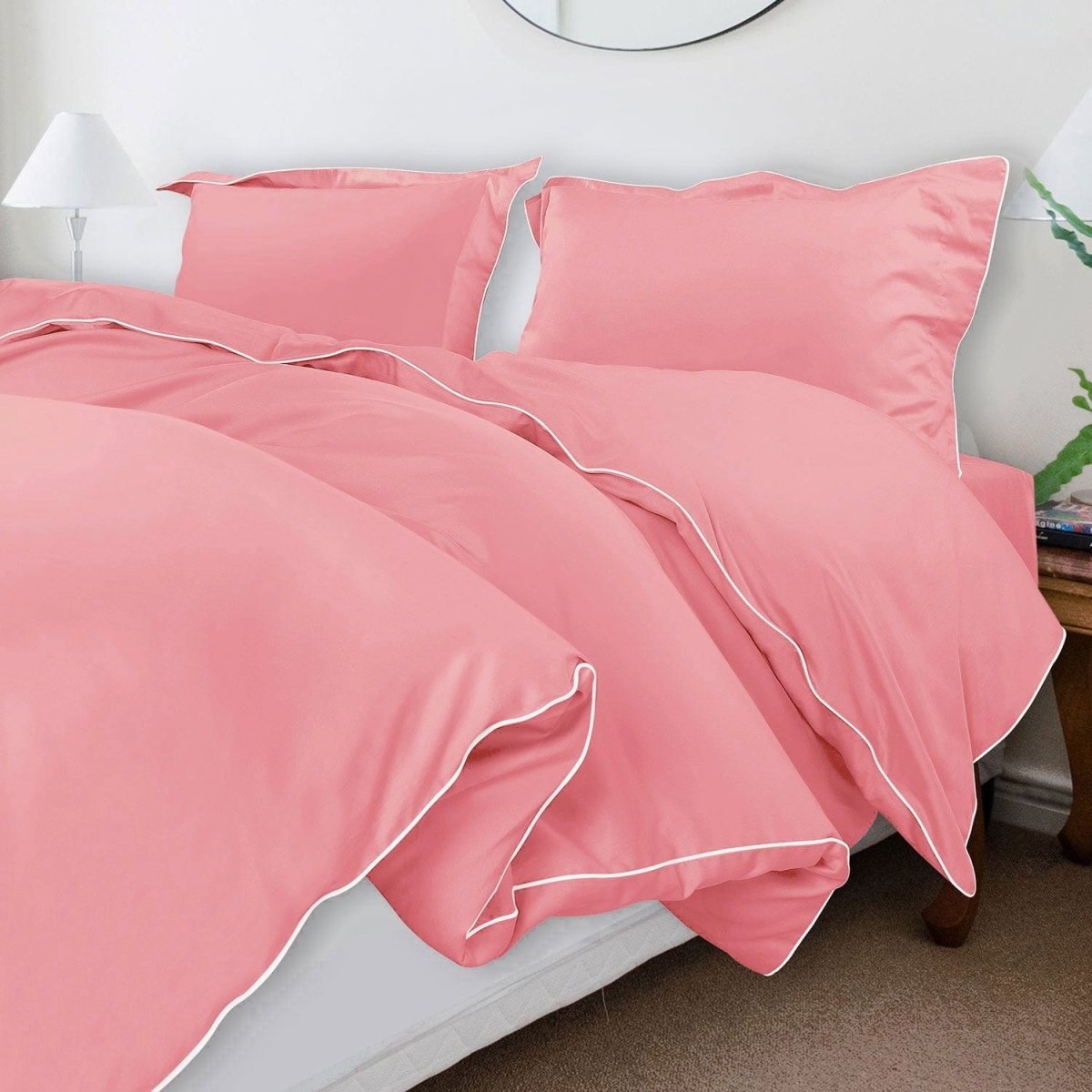 ITALIANEVE – 500 TC Cotton Bedding Set with Duvet Cover & Pillowcases 21