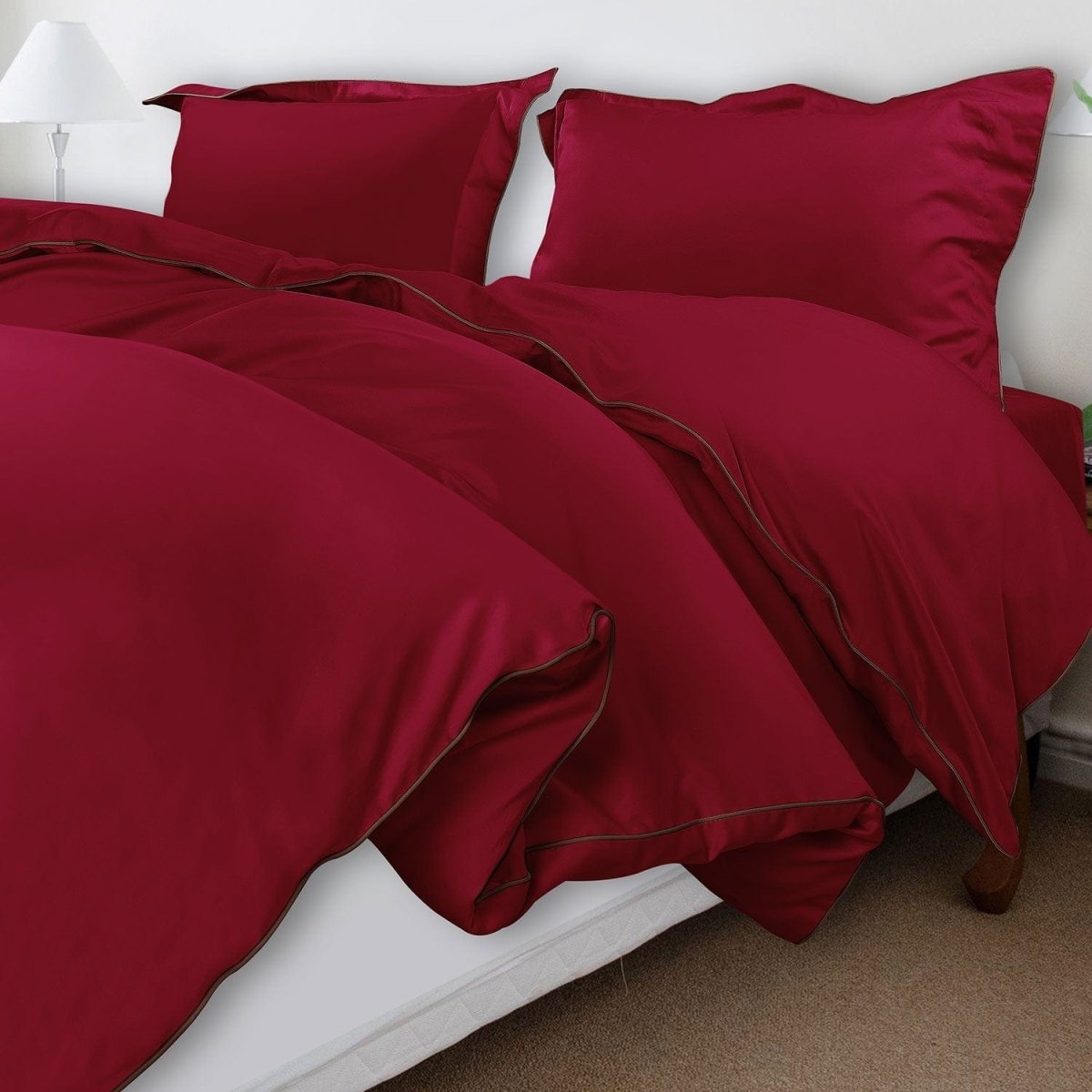 ITALIANEVE – 500 TC Cotton Bedding Set with Duvet Cover & Pillowcases 22