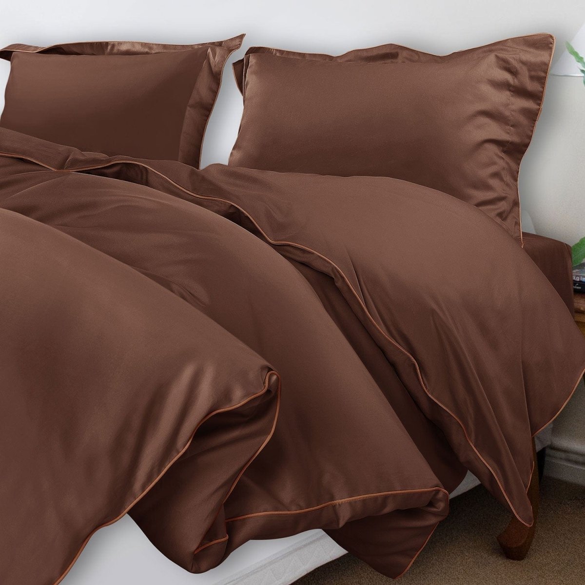ITALIANEVE – 500 TC Cotton Bedding Set with Duvet Cover & Pillowcases 24