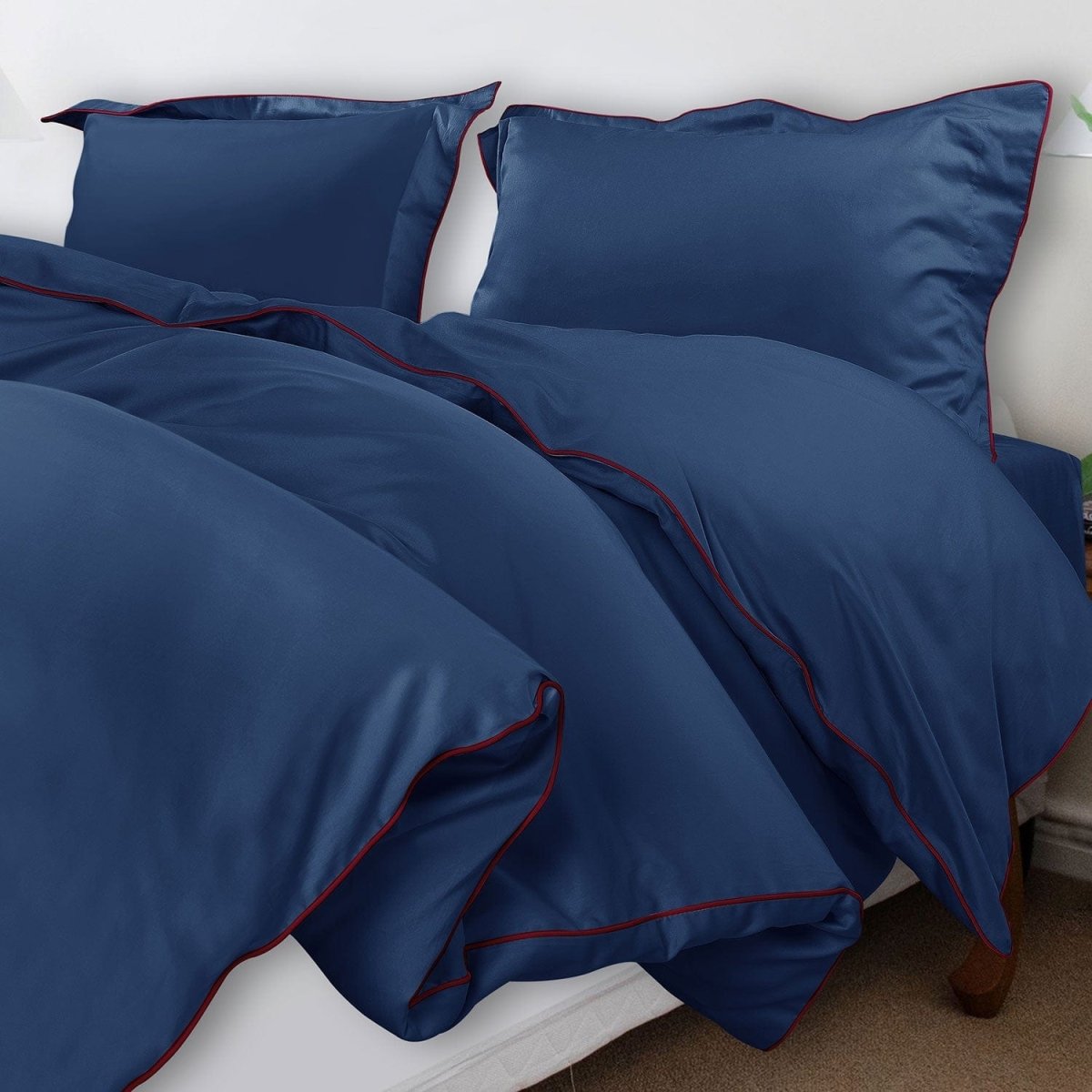 ITALIANEVE – 500 TC Cotton Bedding Set with Duvet Cover & Pillowcases 26
