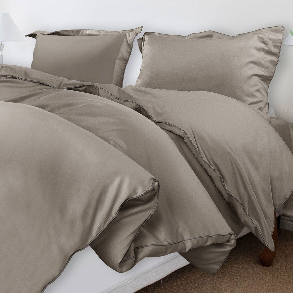 ITALIANEVE – 500 TC Cotton Bedding Set with Duvet Cover & Pillowcases 32