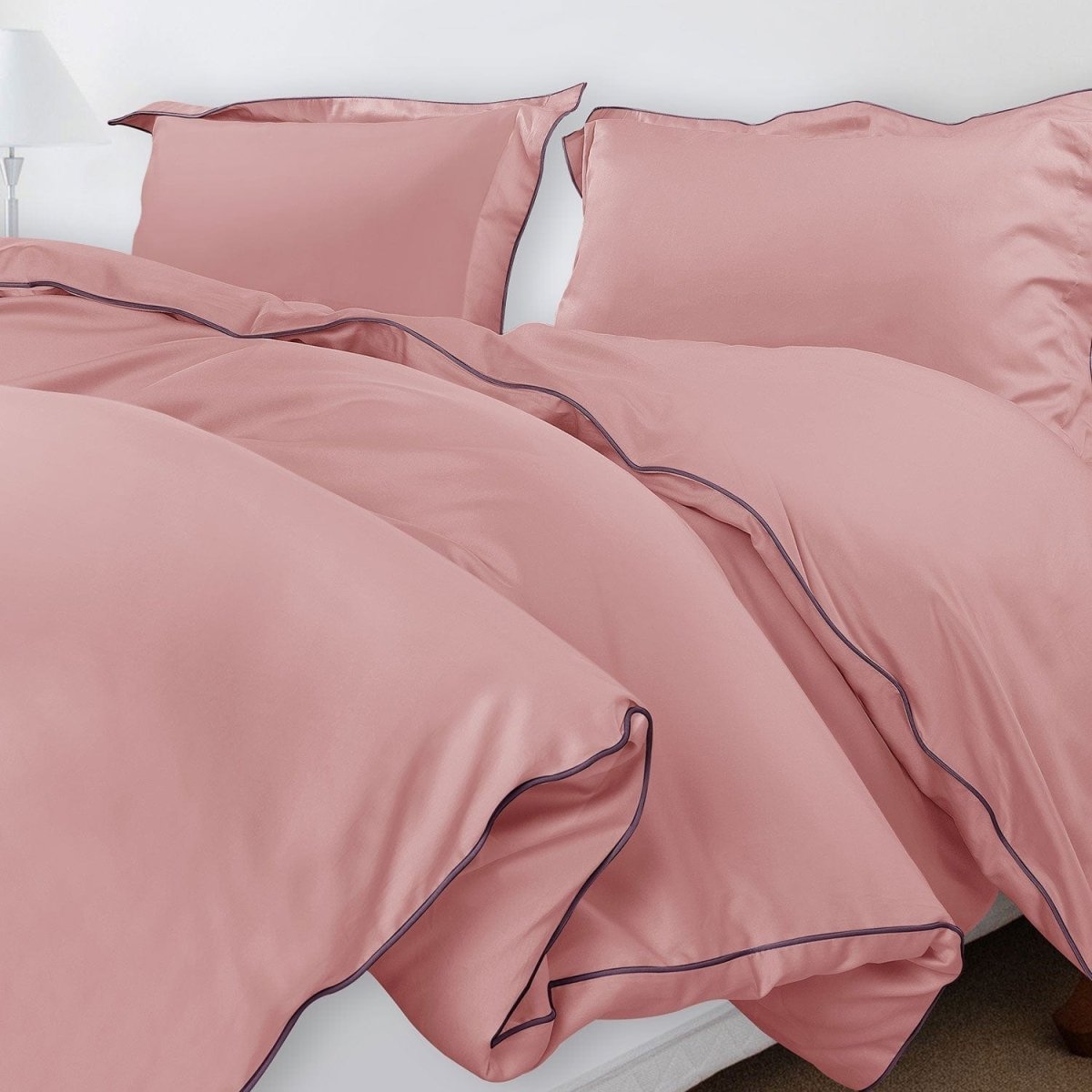 ITALIANEVE – 500 TC Cotton Bedding Set with Duvet Cover & Pillowcases 37