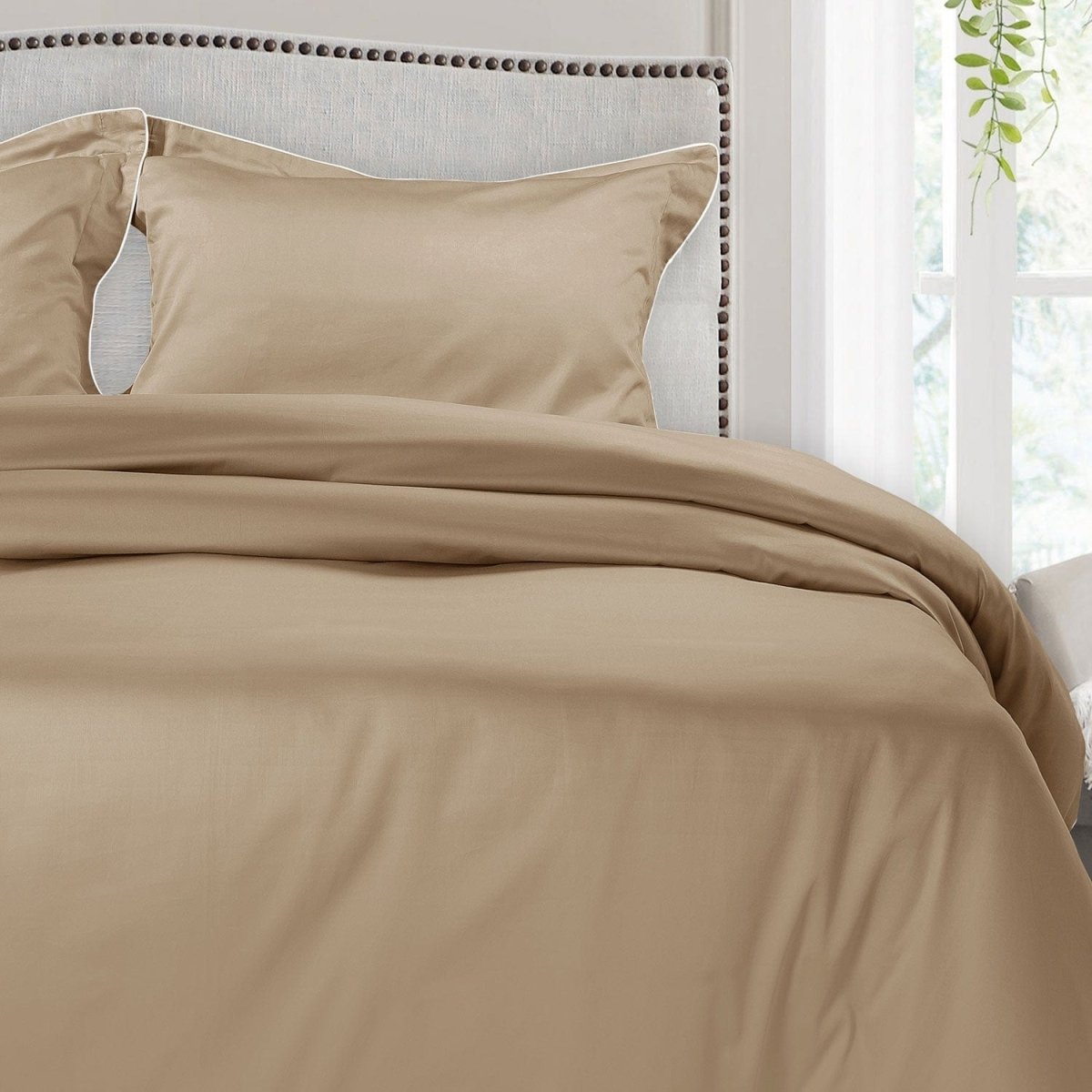 ITALIANEVE – 500 TC Cotton Bedding Set with Duvet Cover & Pillowcases 4