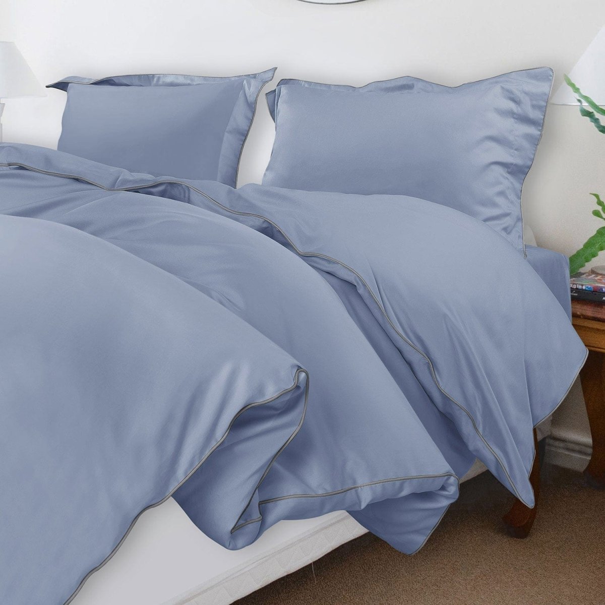 ITALIANEVE – 500 TC Cotton Bedding Set with Duvet Cover & Pillowcases 9